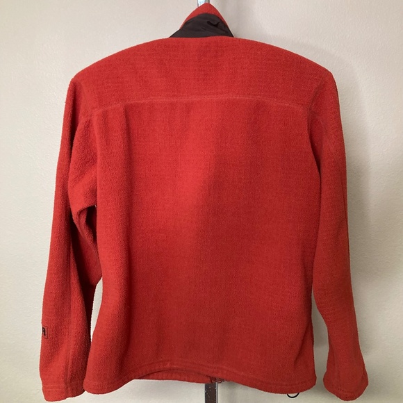 Patagonia R3 Radiant Jacket Chili Women's Size Medium Full Zip Fleece Mock Neck - Picture 7 of 8